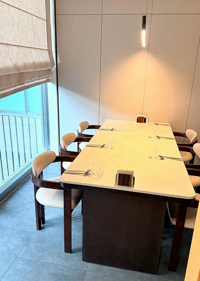 WOOARA Gwanghwamun · a private dining room — every table is a private room