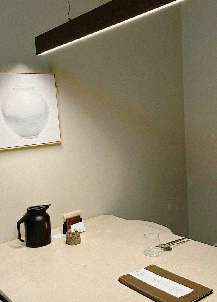 WOOARA Gwanghwamun · a private dining room — every table is a private room
