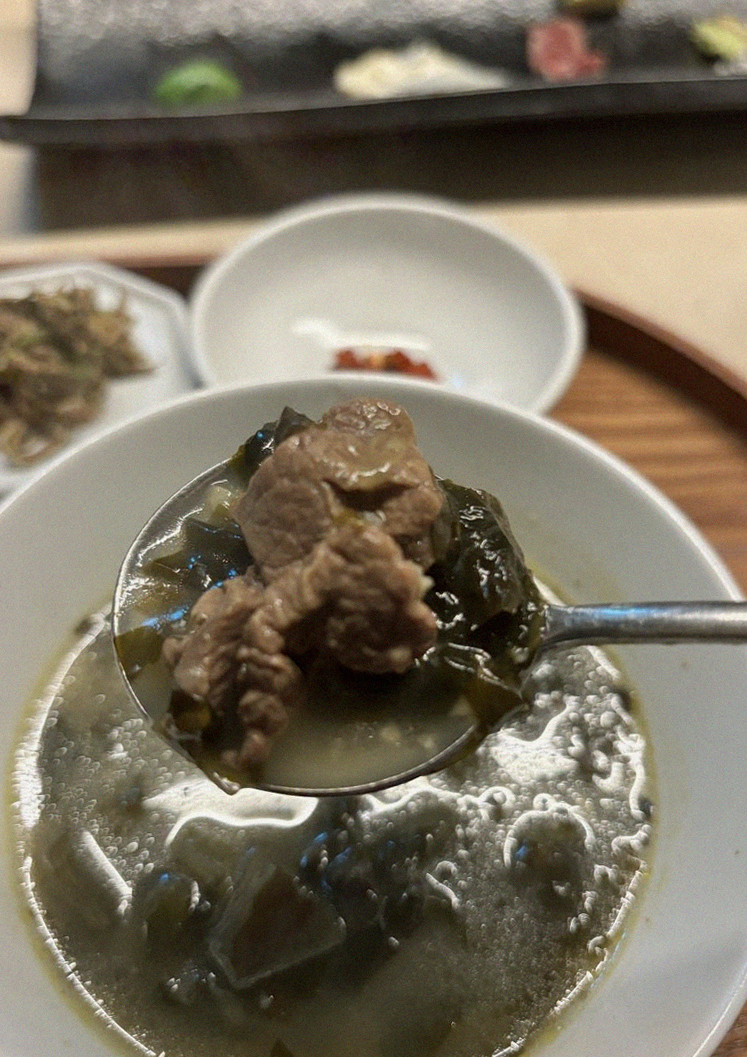 WOOARA Gwanghwamun · a warm soup to finish the course