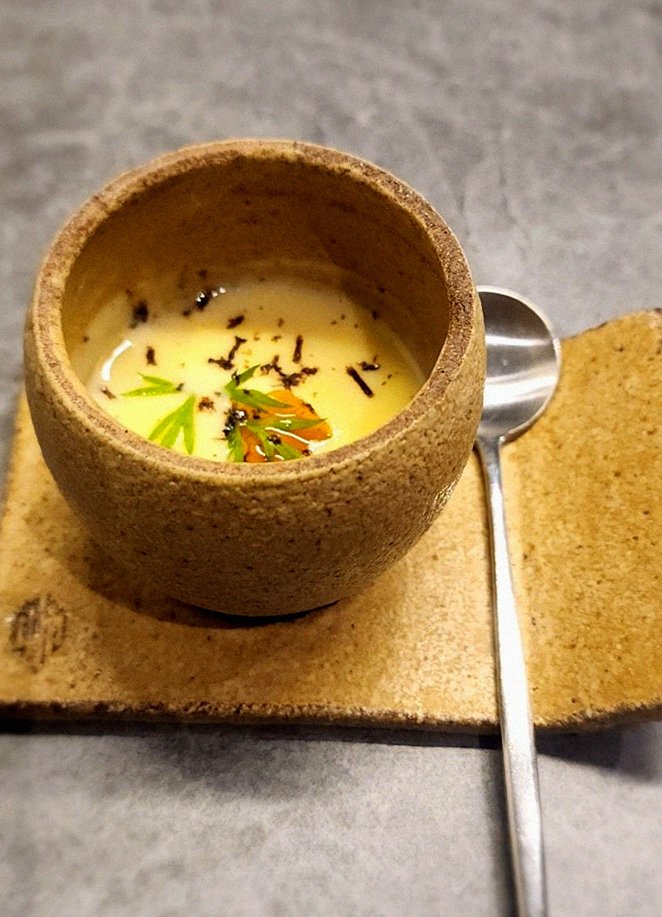 WOOHANA Yeouido · a warm soup to finish the course