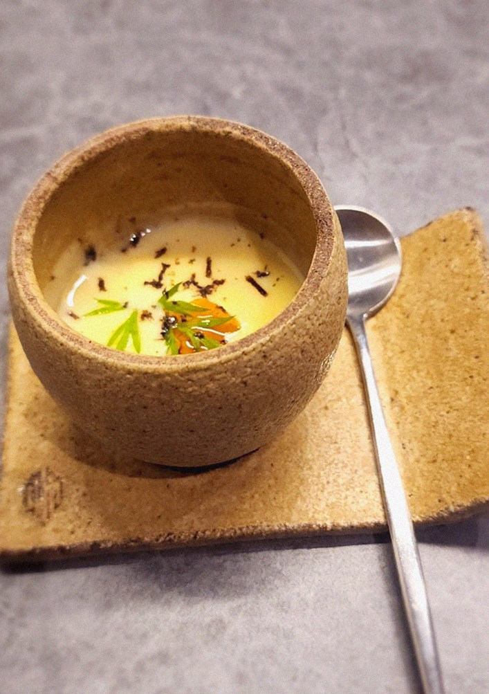 WOOHANA Yeouido · a warm soup to finish the course