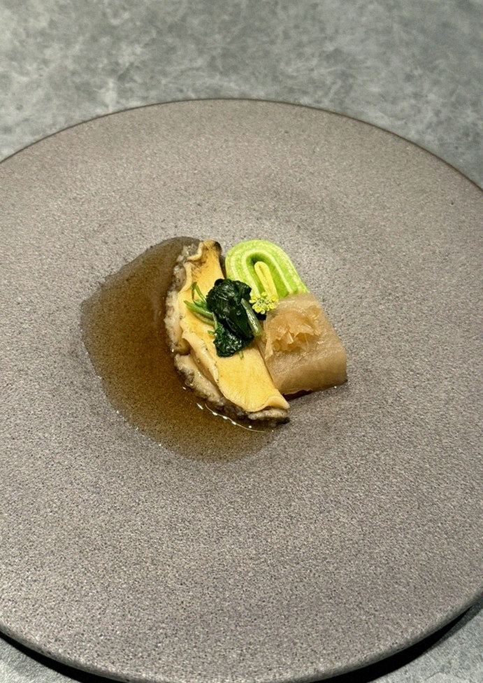 WOOHANA Yeouido · a plated course of Hanwoo beef