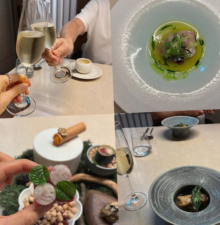 WOOARA Gwanghwamun · a plated course of Hanwoo beef