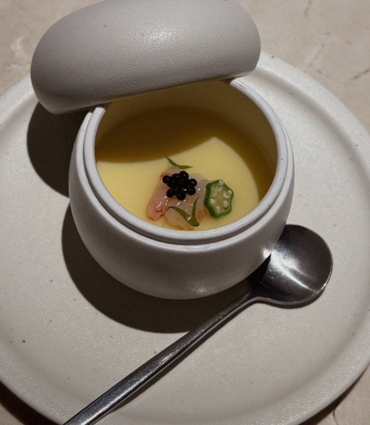 WOOARA Yeouido · a warm soup to finish the course