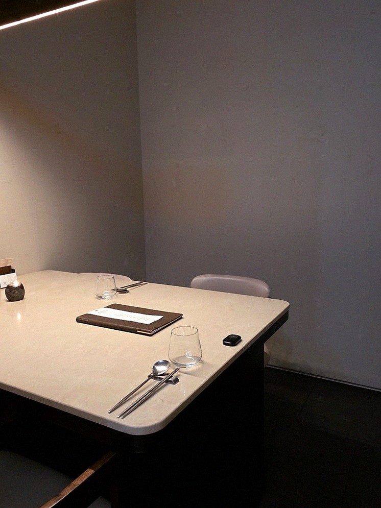 WOOARA Gwanghwamun · a private dining room — every table is a private room