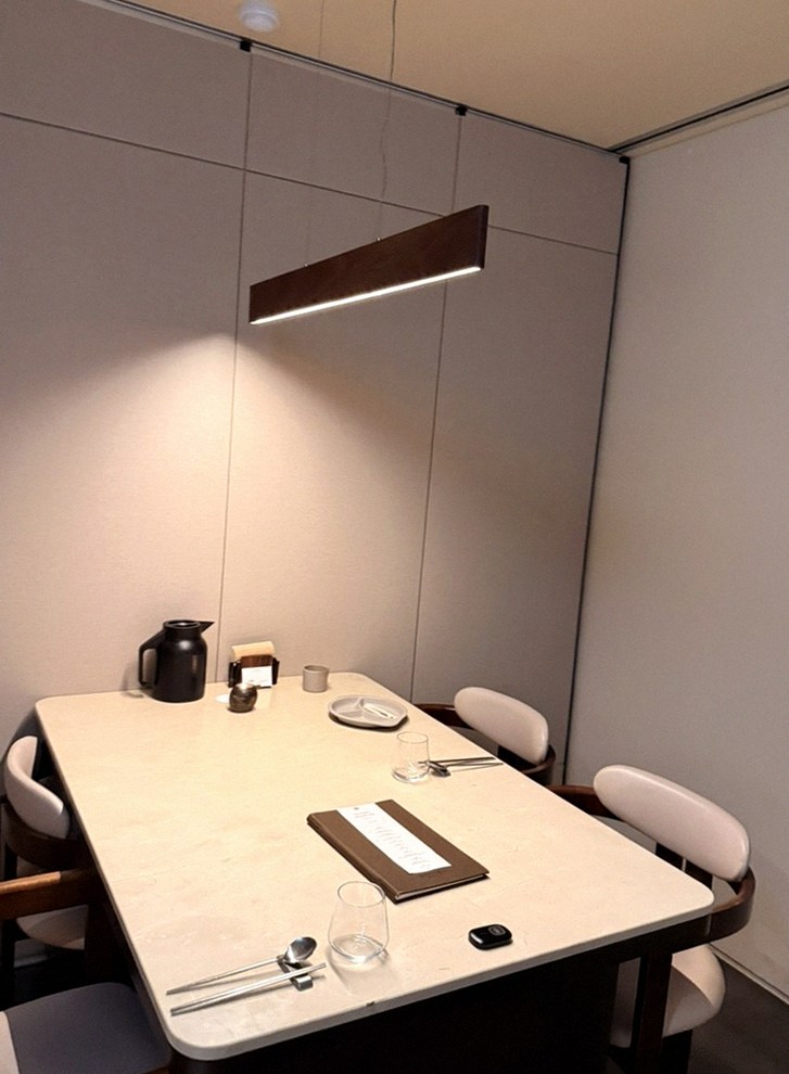 WOOARA Gwanghwamun · a private dining room — every table is a private room