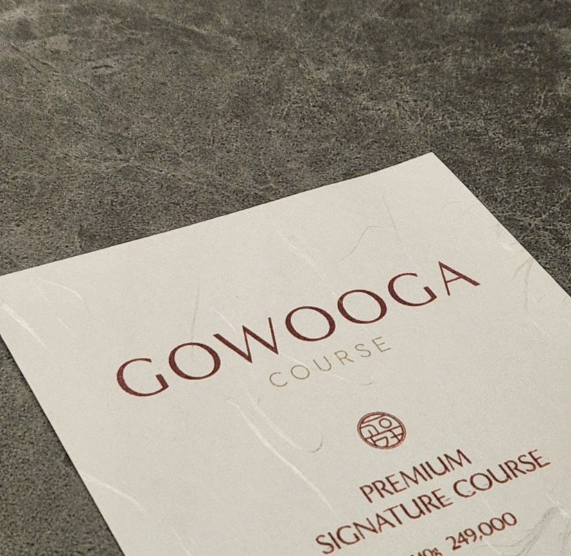 GOWOOGA Gangnam·Yeoksam · a plated course of Hanwoo beef