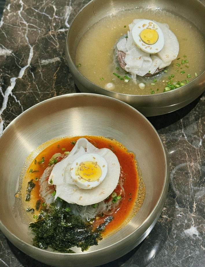 DAEBOJUNG City Hall · fresh Hanwoo beef tartare (yukhoe)