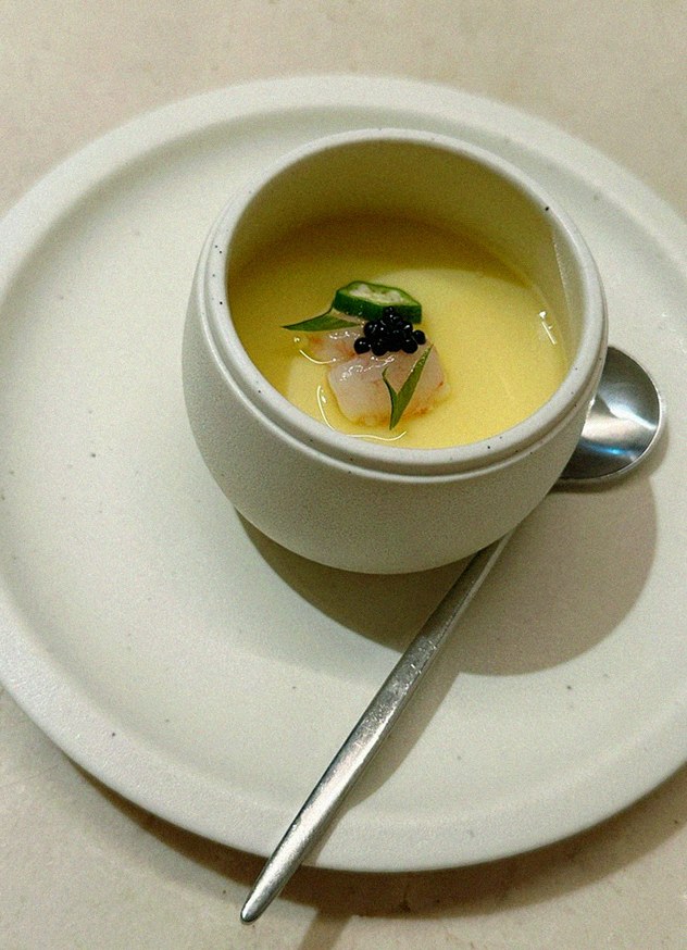 WOOARA Yeouido · a warm soup to finish the course