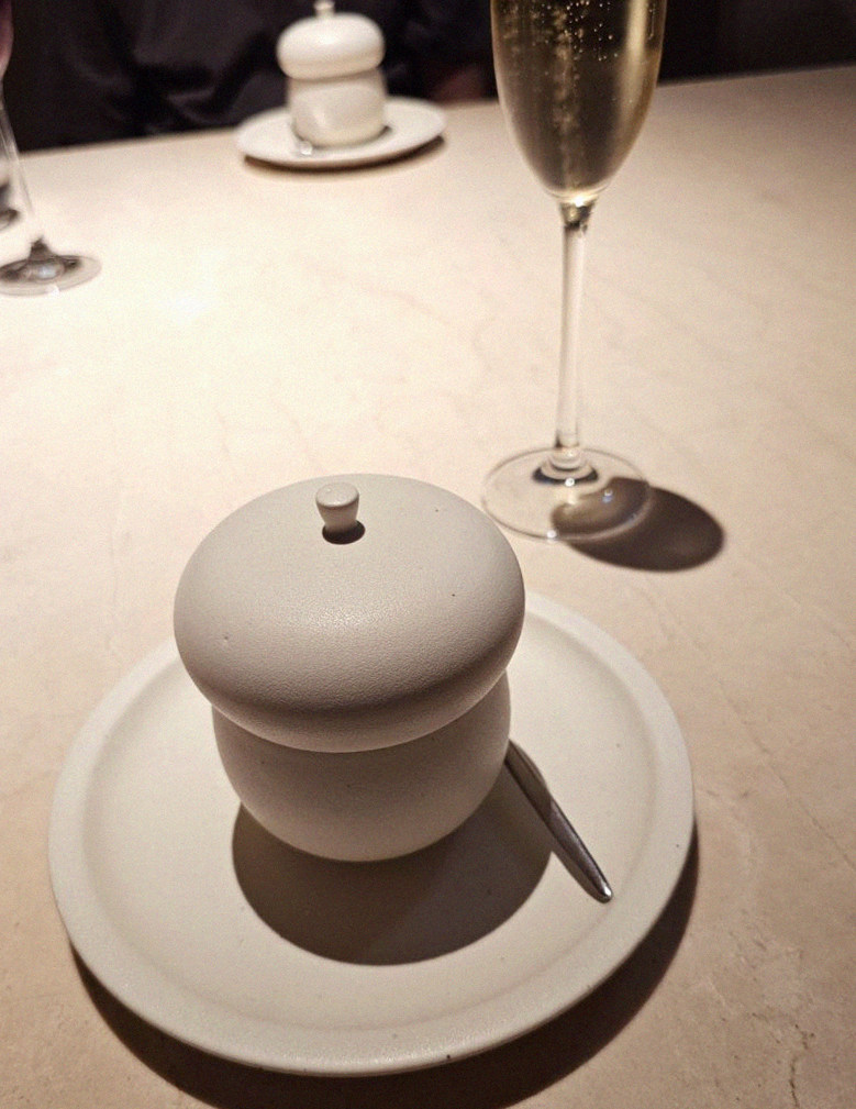 WOOARA Yeouido · a plated course of Hanwoo beef