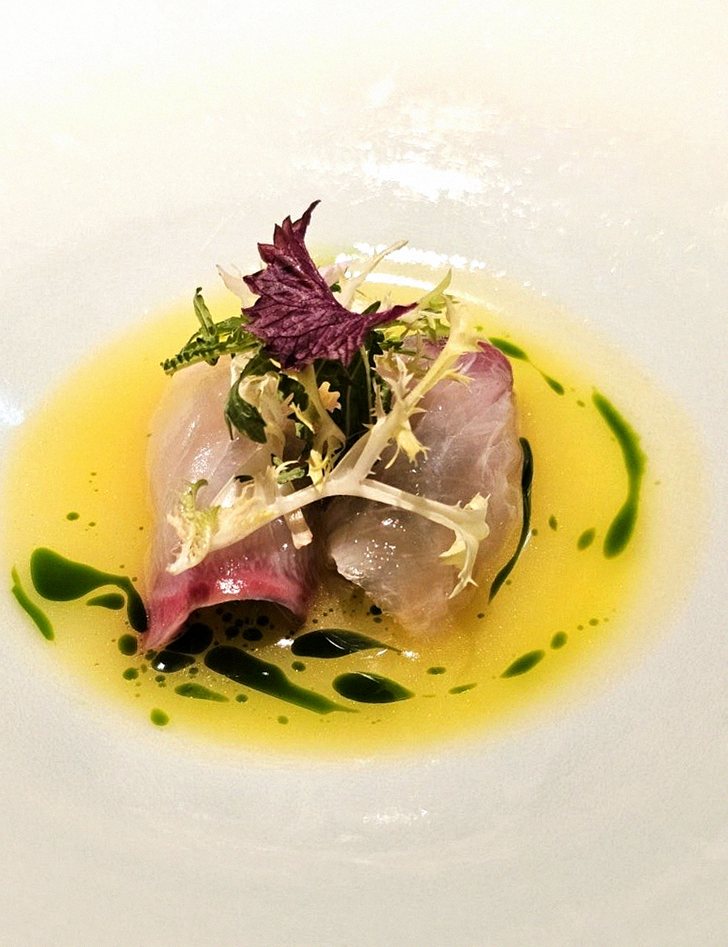 WOOARA Gwanghwamun · a plated course of Hanwoo beef