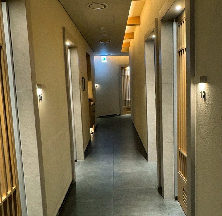 WOOARA Gwanghwamun · a private dining room — every table is a private room