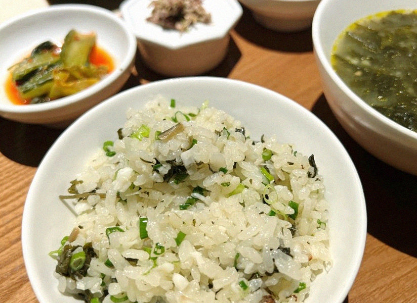 WOOARA Gwanghwamun · the rice course with accompaniments
