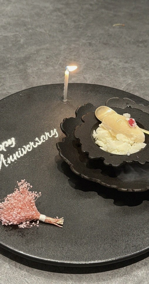 GOWOOGA Gangnam·Yeoksam · dessert to close the omakase