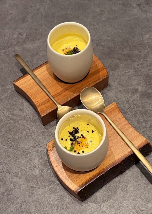 GOWOOGA Gangnam·Yeoksam · a warm soup to finish the course