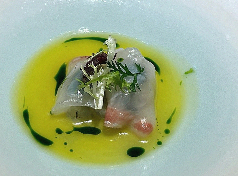 WOOARA Gwanghwamun · a plated course of Hanwoo beef