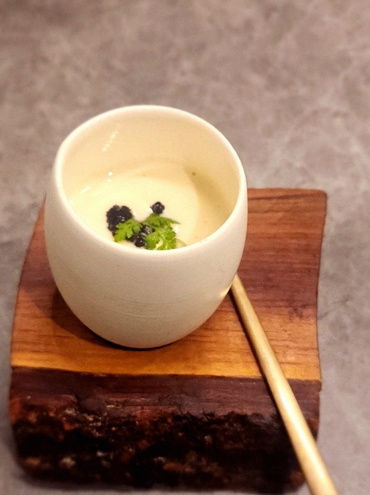 GOWOOGA Gwanghwamun · a warm soup to finish the course