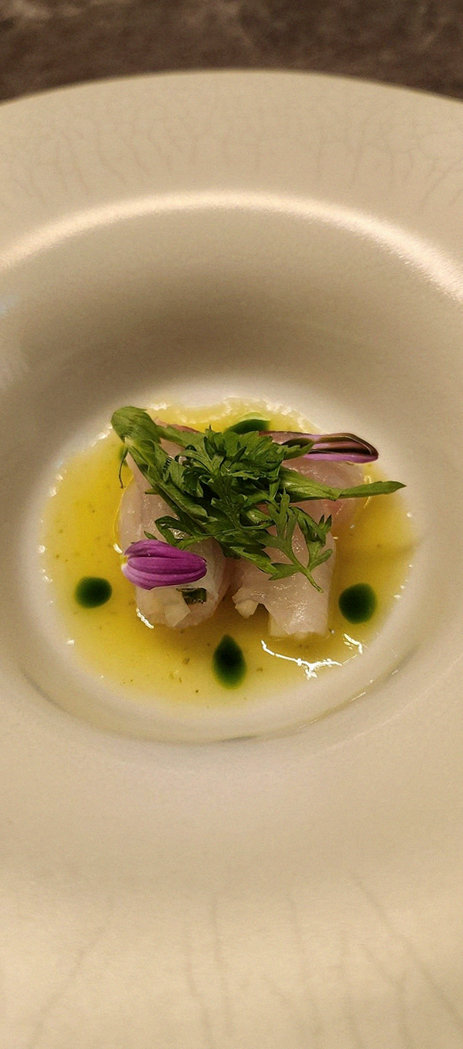 GOWOOGA Yeouido · a plated course of Hanwoo beef