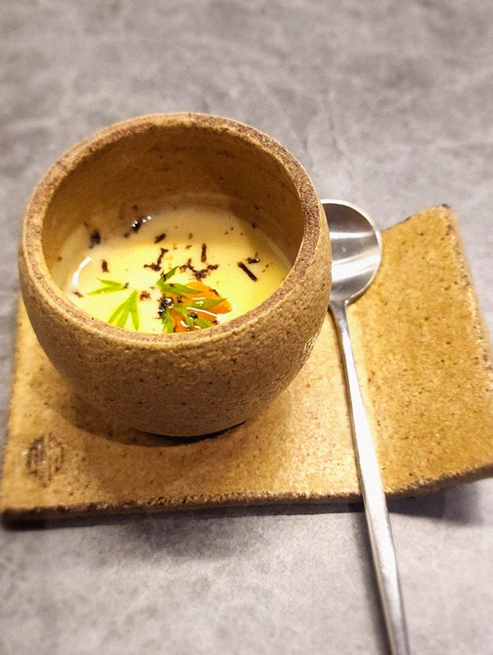 WOOHANA Yeouido · a warm soup to finish the course