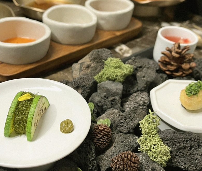 DAEBOJUNG Yeouido · 逐道精心摆盘的韩牛套餐