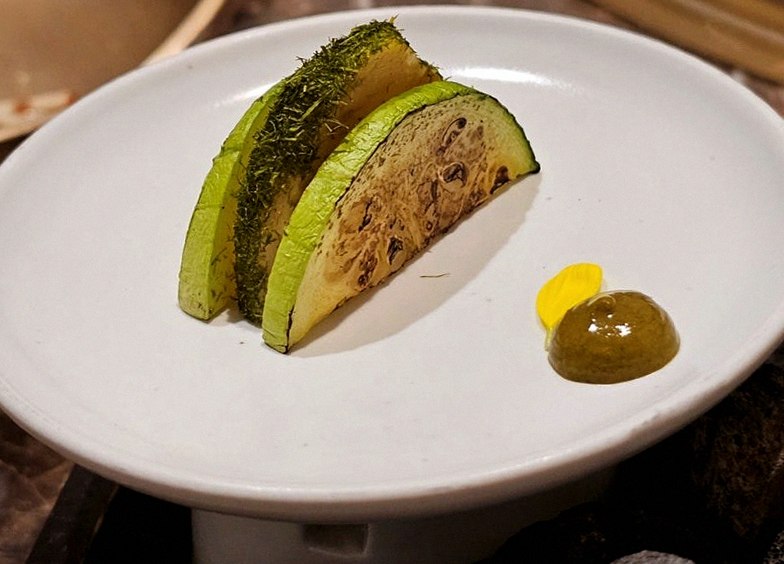 DAEBOJUNG Yeouido · a plated course of Hanwoo beef