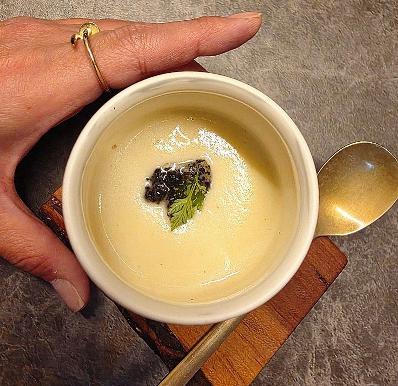 GOWOOGA Yeouido · a warm soup to finish the course