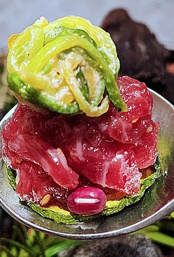 WOOHANA Jonggak · fresh Hanwoo beef tartare (yukhoe)