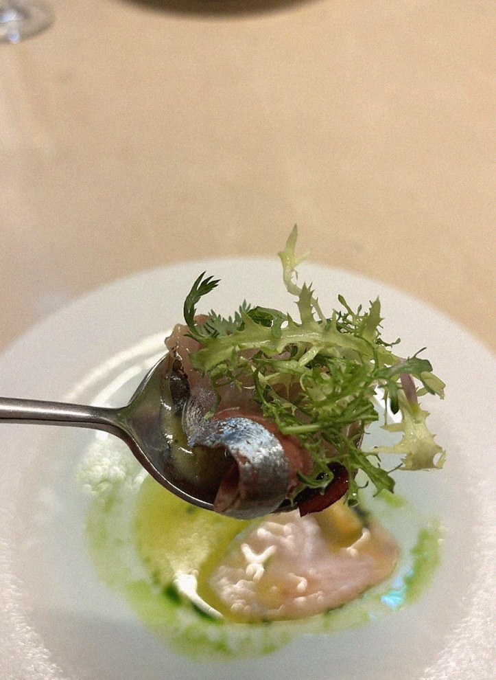 WOOARA Yeouido · a plated course of Hanwoo beef