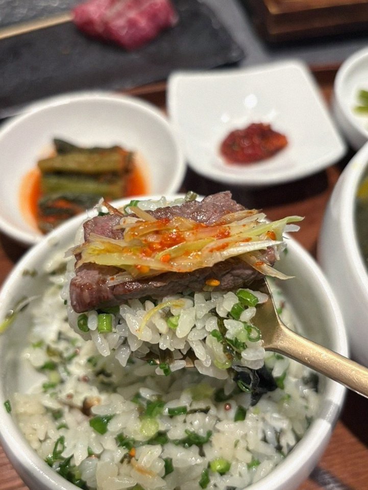 GOWOOGA Gangnam·Yeoksam · the rice course with accompaniments