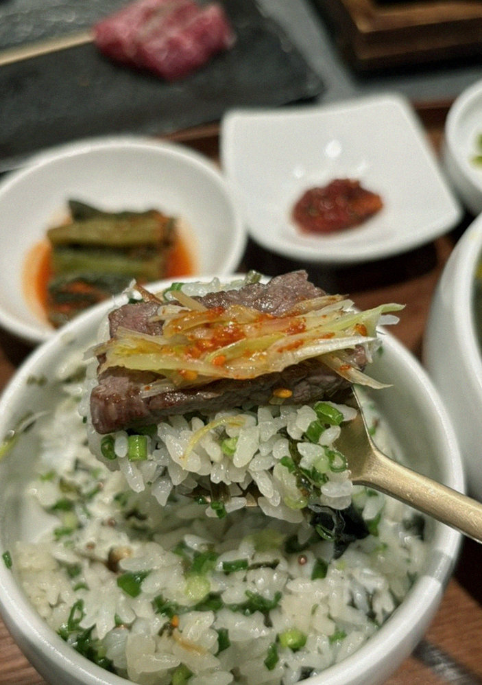 GOWOOGA Gangnam·Yeoksam · the rice course with accompaniments