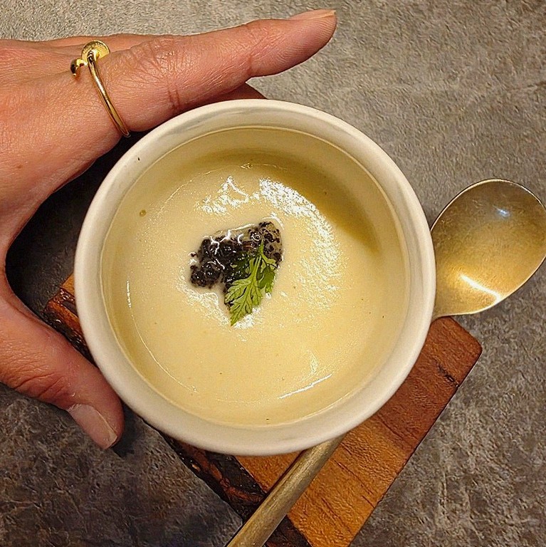 GOWOOGA Yeouido · a warm soup to finish the course