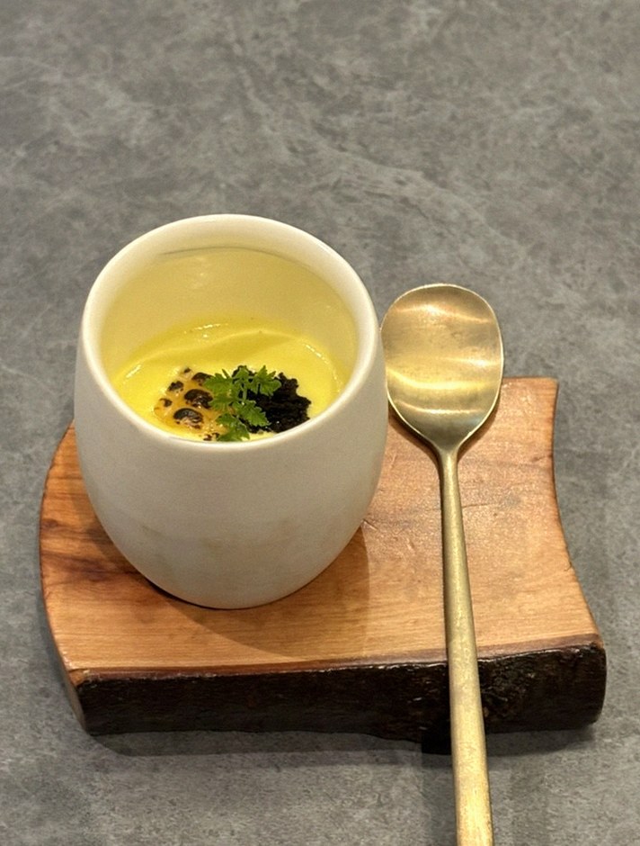GOWOOGA Gangnam·Yeoksam · a warm soup to finish the course