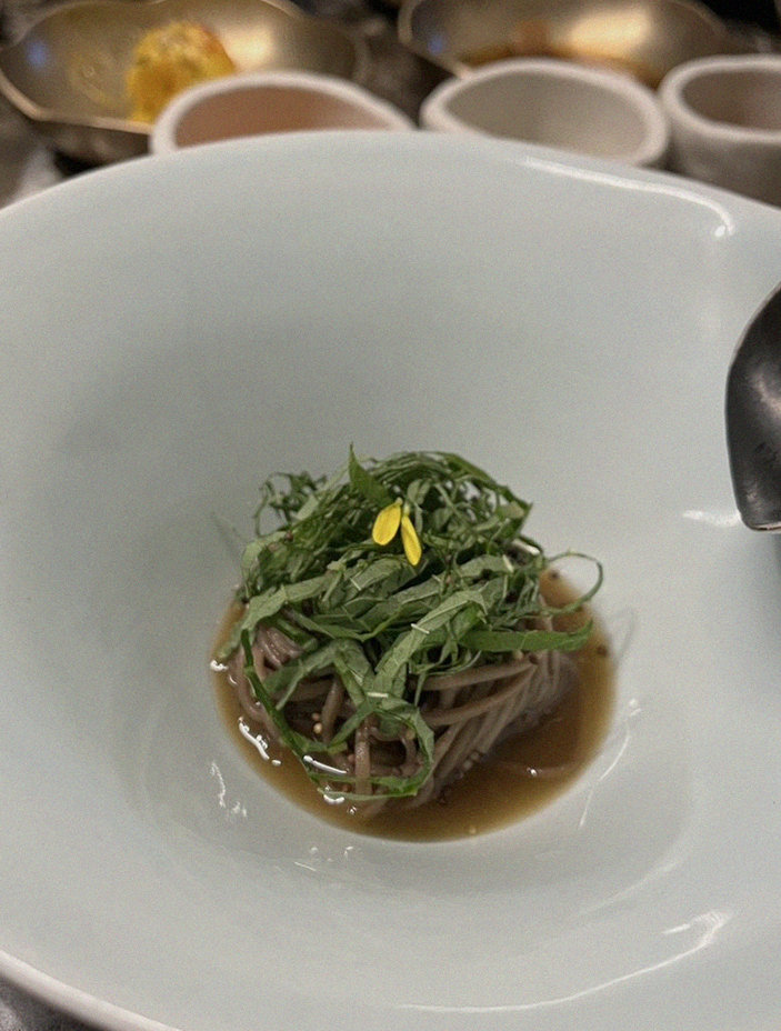 DAEBOJUNG City Hall · fresh Hanwoo beef tartare (yukhoe)