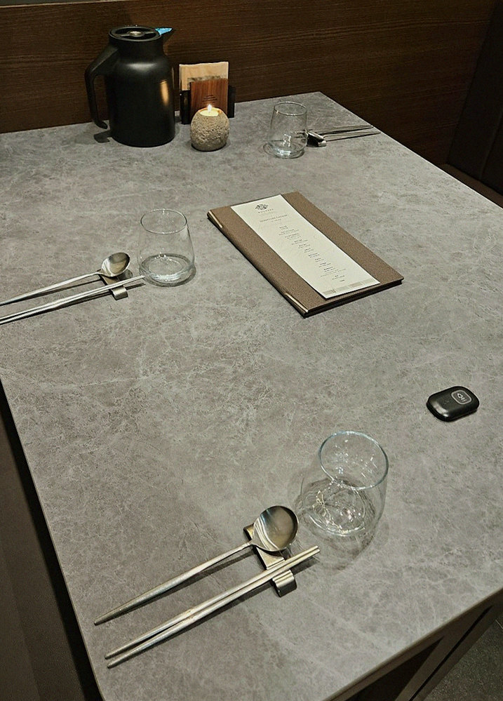 WOOHANA Jonggak · the full Hanwoo omakase table