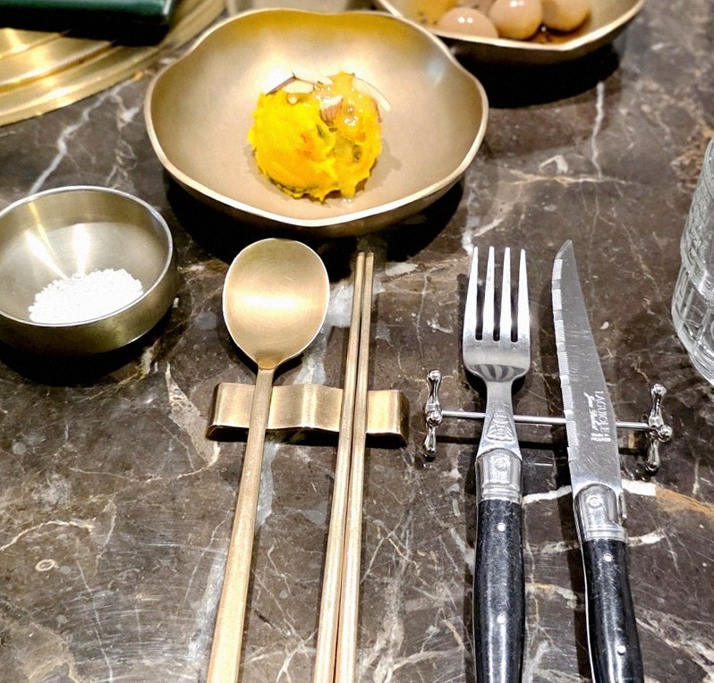 DAEBOJUNG Yeouido · the full Hanwoo omakase table