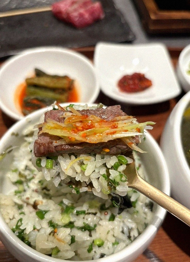 GOWOOGA Gangnam·Yeoksam · the rice course with accompaniments