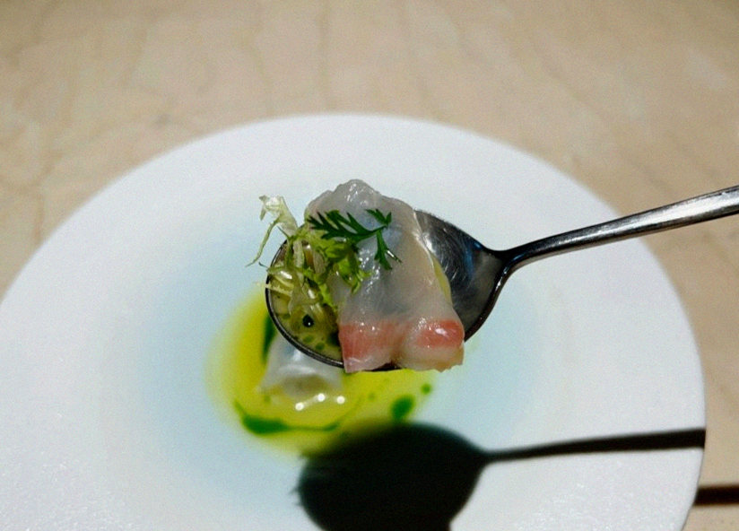 WOOARA Gwanghwamun · a plated course of Hanwoo beef