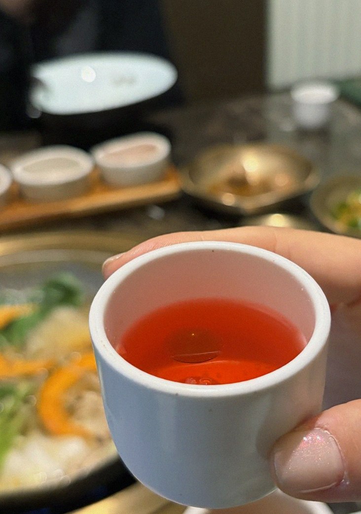 DAEBOJUNG City Hall · a warm soup to finish the course