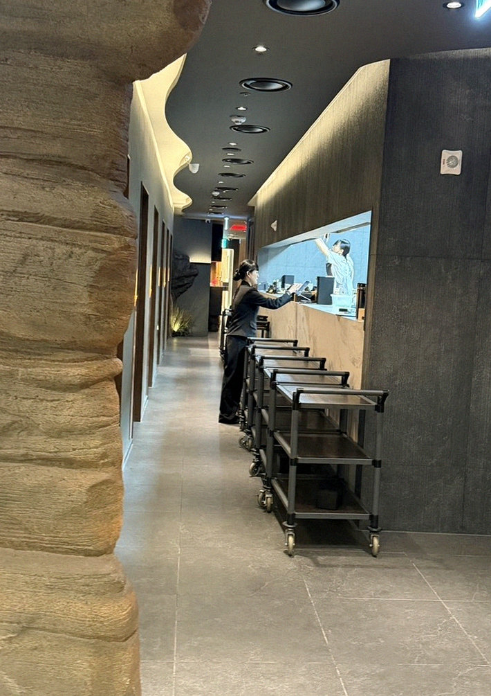 WOOHANA Yeouido · a private dining room — every table is a private room