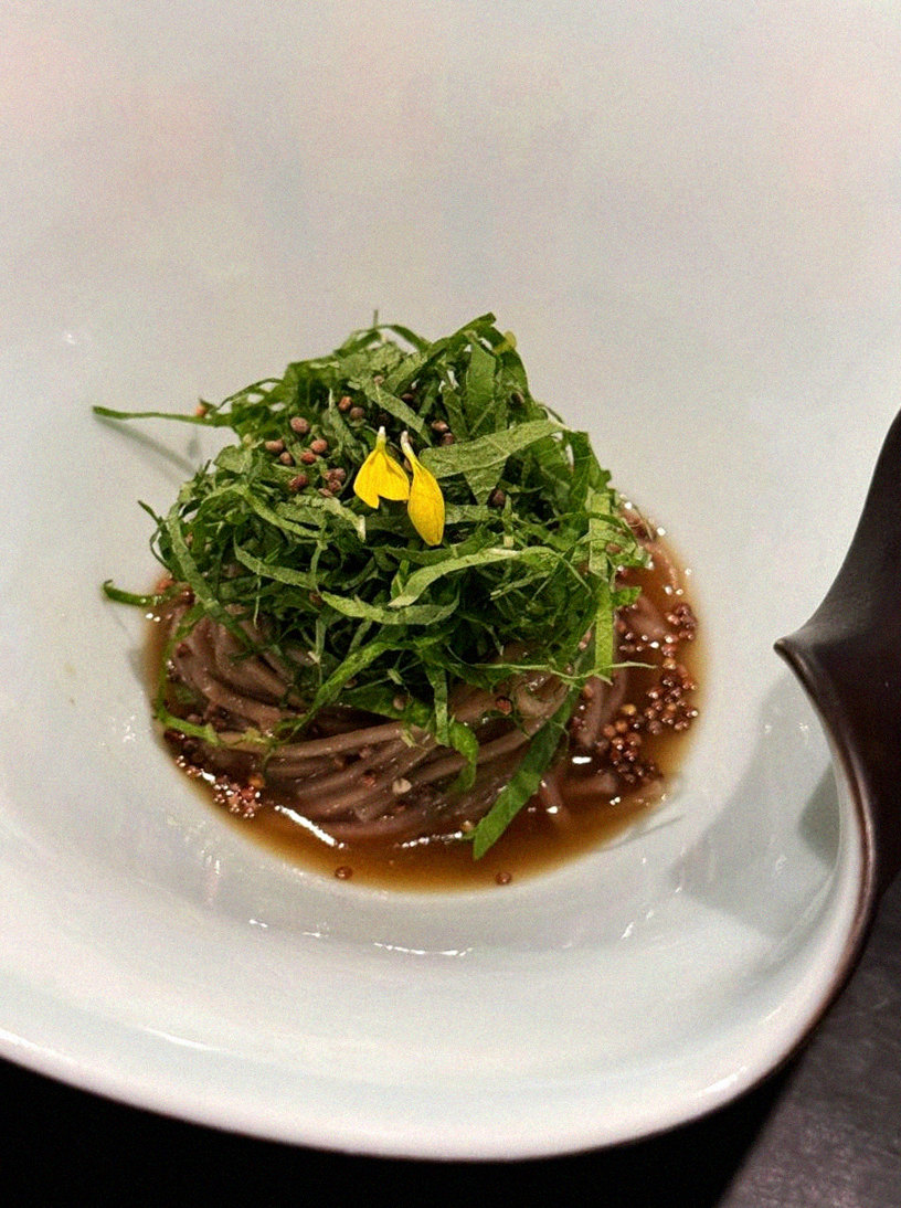 DAEBOJUNG Yeouido · a plated course of Hanwoo beef
