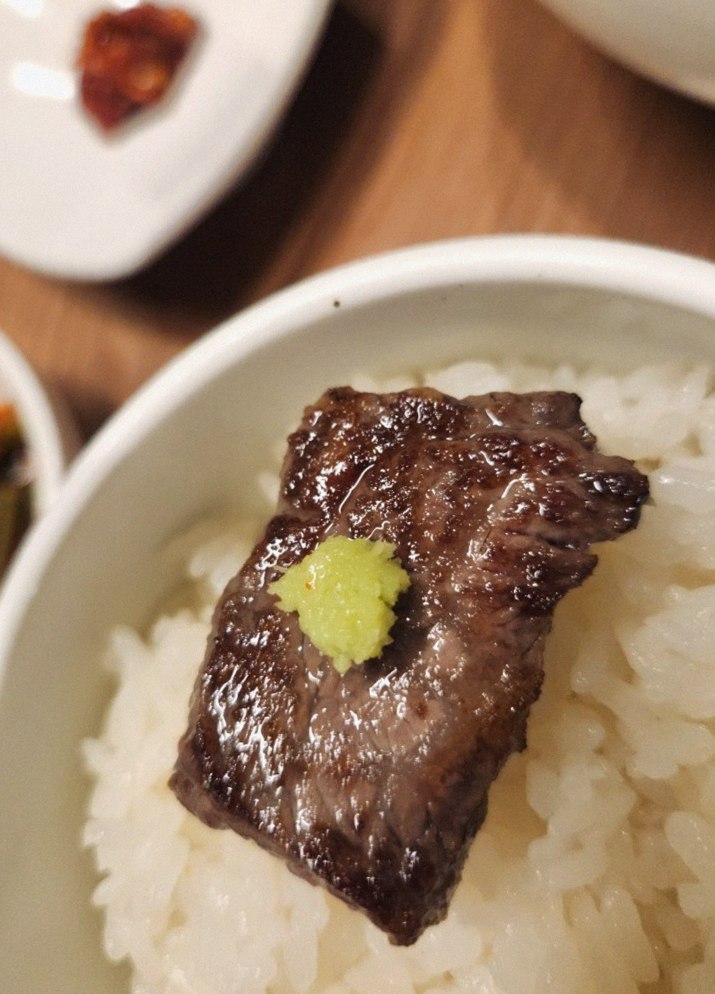 GOWOOGA Gwanghwamun · the rice course with accompaniments