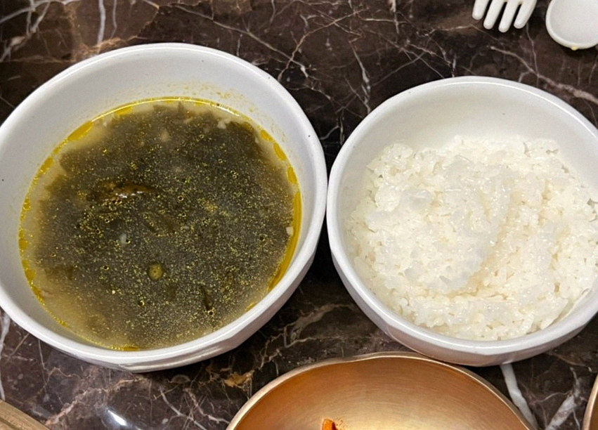 DAEBOJUNG Yeouido · the rice course with accompaniments