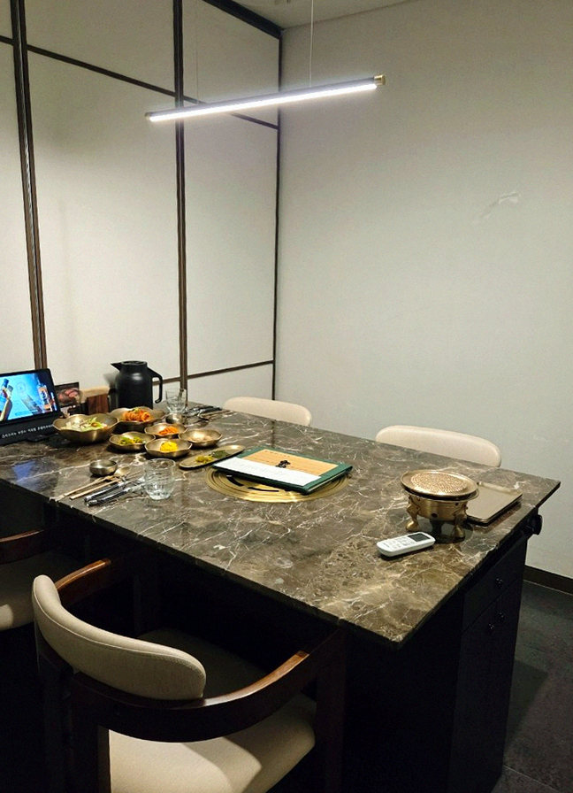 DAEBOJUNG Yeouido · the full Hanwoo omakase table