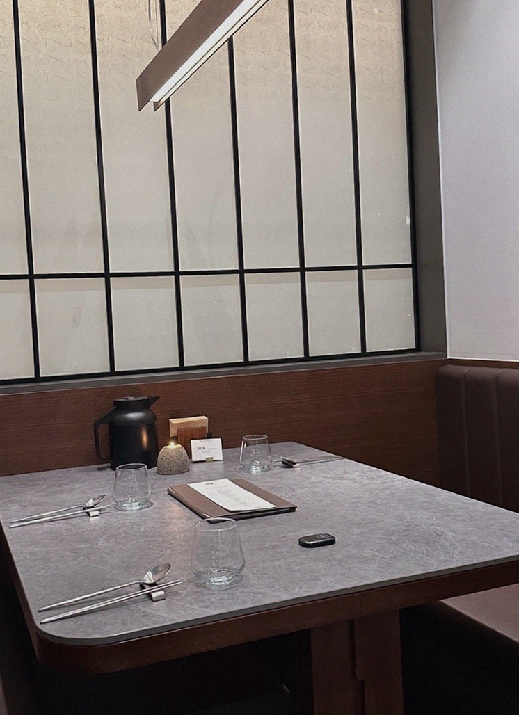 WOOHANA Yeouido · a private dining room — every table is a private room