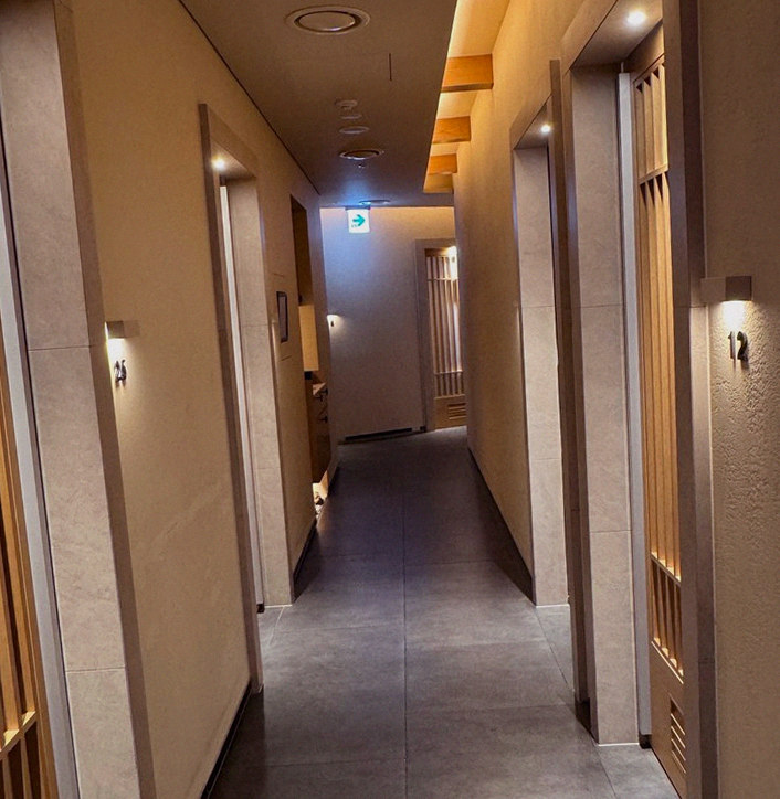 WOOARA Gwanghwamun · a private dining room — every table is a private room