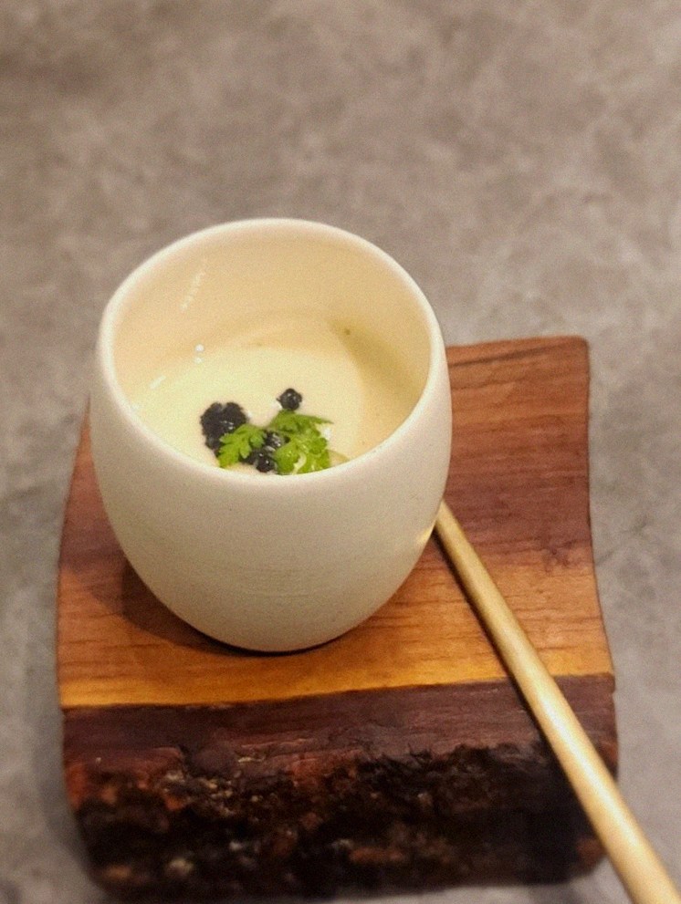 GOWOOGA Gwanghwamun · a warm soup to finish the course