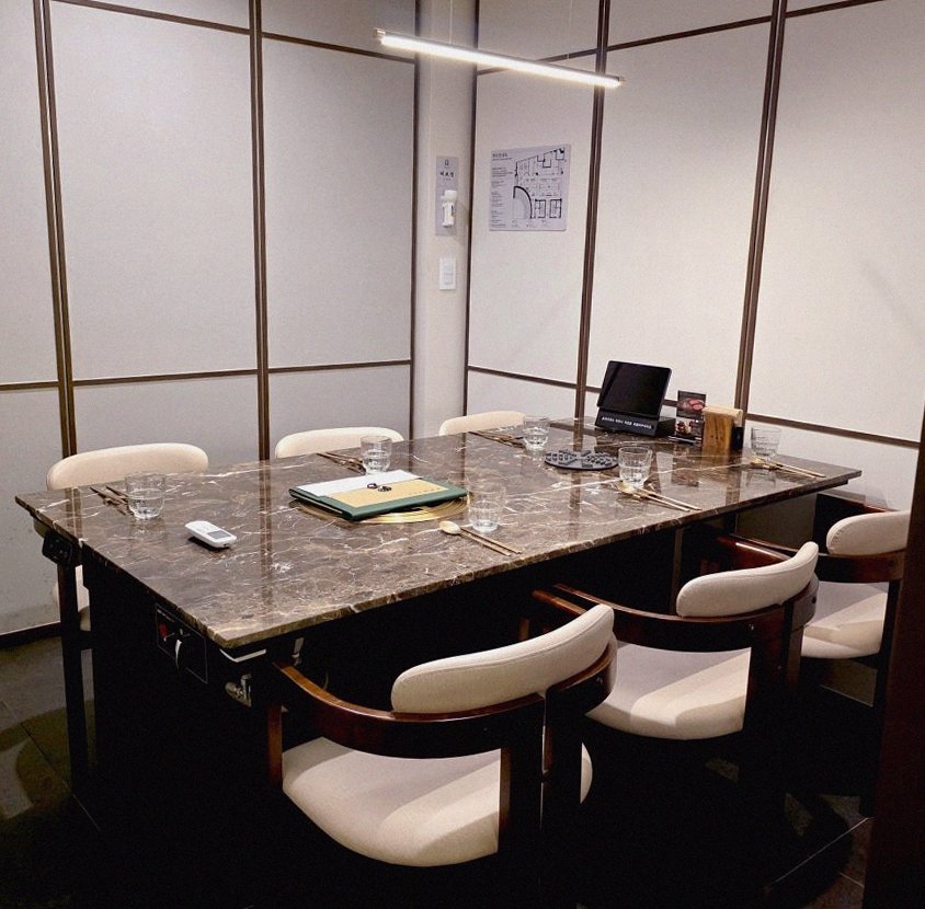 DAEBOJUNG Yeouido · a private dining room — every table is a private room