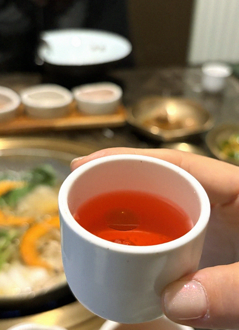 DAEBOJUNG City Hall · a warm soup to finish the course