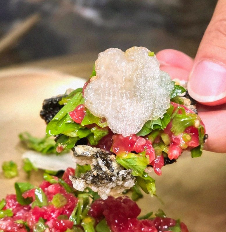 DAEBOJUNG City Hall · fresh Hanwoo beef tartare (yukhoe)