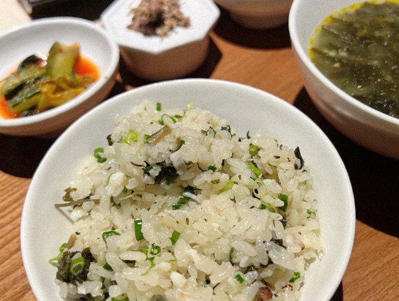 WOOARA Yeouido · the rice course with accompaniments